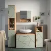 Waschbeckenunterschrank Vicco Irma Salbeigrün 80 x 58.6 cm Produktbild-Vorschau 6