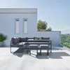 home24 Gartensitzgruppe - 5-teilig - Stahl / Polyester - Produktbild-Vorschau 2