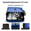 Torba na bagażnik Wiltec niebieska, torba rowerowa na Podgląd zdjęcia produktu 5