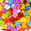 50 x Kinderknopf Schmetterling, 15 x 13 mm, 2-Loch-Knopf, Farbmix Farbmischung Anteprima dell’immagine prodotto