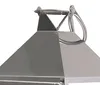 3er Set XXL Laternen Set Edelstahl 24/40/53cm Produktbild-Vorschau 3