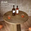 Bartisch, 95 cm hoher runder Stehtisch mit Metallfußstütze, Produktbild-Vorschau 7