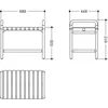 HEWI 801.51.8400 92 Duschbank Ser 801, B:688mm, Produktbild-Vorschau 3