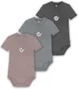 normani 3er Set  Baby Body Kurzarm aus Wolle für Junge und Produktbild-Vorschau 1