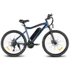 A blue electric bicycle is shown against a white background. Produktbild-Vorschau