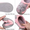 ASKSA Damen Herren Hausschuhe Baumwolle Warme Pantoffeln Produktbild-Vorschau 3