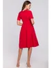 Makover Midikleid für Frauen Molla K028 rot L Produktbild-Vorschau 2