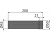 Alca Zulaufrohr Ø45 x 200 mm für Produktbild-Vorschau 2