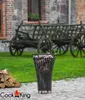 Chauffe terrasse, braséro en acier noir FLAME Ø 40 cm-45 -- Voir les images du produit 20