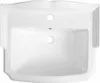 A top-down view of a white ceramic sink. Anteprima dell’immagine prodotto