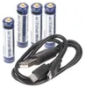 4 Stück Keeppower AAA 1,5V 1000mWh Lithium Ionen Akku, Produktbild-Vorschau 2