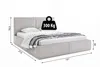 Interbeds Polsterbett 140x200 Bett Doppelbett mit Stauraum Produktbild-Vorschau 6