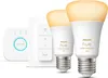 Philips Hue Starter-Set: E27 Lampe A60 Doppelpack + Produktbild-Vorschau 1