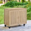 Sommerküchenmodul lodgia 2 türen 50x100cm akazienholz  - Produktbild-Vorschau 6