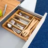 relaxdays Besteckkasten Bambus Natur Produktbild-Vorschau 2