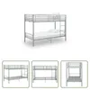 The Living Store Etagenbett Grau Metall 90×200 cm Produktbild-Vorschau 9