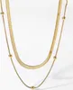 Elegante Gold Halskette CH-35480 für Damen KP35480 Produktbild-Vorschau 1