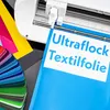 EVO Ultraflock Flockfolie DIN A4 (30x20 cm) – Textilfolie Produktbild-Vorschau 3