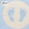 20 obrúskov Baby Steps Boy - Footprints baby blue 33x33cm Náhľad obrázku produktu 6