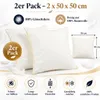 zestaw 2 poduszek z pierza 50x50 cm | wypełnienie poduszki Podgląd zdjęcia produktu 8