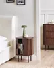 BELIANI Nachttisch Dunkelbraun MDF-Platte mit 2 Produktbild-Vorschau 2
