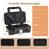 COSTWAY 3in1 Sandwichmaker elektrisch, Waffeleisen & Produktbild-Vorschau 3