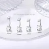 14G 925 strieborný piercing do pupka zlatý titánový Náhľad obrázku produktu 3