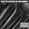 Leder Handschuhe Herren Winter Schwarz, Warm Produktbild-Vorschau 3