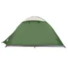 vidaXL Tenda da campeggio a cupola 2 persone Verde Anteprima dell’immagine prodotto 6
