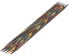 Lana Grossa - Strumpfstricknadel Design-Holz multicolor Produktbild-Vorschau 1