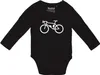 Huuraa Baby Body Bike Fahrrad 74 Black  Baumwolle Fairtrade Produktbild-Vorschau 1