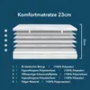 Matratze Relaxsan 160 x 200cm, H2-H3, Höhe 23 cm, Produktbild-Vorschau 4