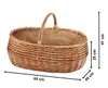Kobolo Kaminholzkorb Holzkorb für Kaminholz EMBERI oval aus Produktbild-Vorschau 4