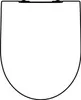 A white toilet seat on a white background. Produktbild-Vorschau