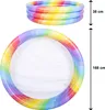 SunClub Planschbecken Regenbogen rund Ø 168 x 38 cm mit Produktbild-Vorschau 4