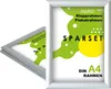 Klapprahmen DIN A4 aus Aluminium – silber eloxiert, zur Produktbild-Vorschau 1