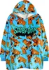 Scooby Doo - Hoodie de couverture imprimé tout autour pour Voir les images du produit 1
