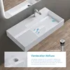 doporro Design Waschbecken 100x48x13 cm mit verstecktem Produktbild-Vorschau 3