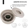 Thermobecher Edelstahl 350ml Deckel Kaffee Becher isoliert Produktbild-Vorschau 5