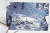 MuchoWow® Schreibtischunterlage Alpen - Schnee - Dorf 60x40 Produktbild-Vorschau 5