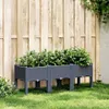 vidaXL Sadzarka z nogami niebiesko-szara 120x40x42 cm PP Podgląd zdjęcia produktu 2