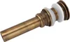 Starožitný celoměděný koupelnový dřez Umyvadlo Pop Up Drain Náhled obrázku produktu 4
