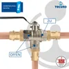 tecuro Messing-Kugelhahn 3-Wege, alls. Innengewinde Rp 3/4 Produktbild-Vorschau 4