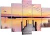 Bild auf Leinwand - Leinwandbild - Fußgängerbrücke Sommer Produktbild-Vorschau 1