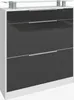 Schuhschrank "Oliva1" stehend, graphit-glänzend Produktbild-Vorschau 1