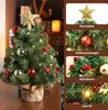 40cm Mini Weihnachtsbaum mit 20 warmweiß LEDs 8 Licht Produktbild-Vorschau 4