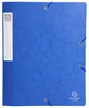 Exacompta Boîte d'archivage Cartobox DIN A4 bleue, dos de Voir les images du produit 1