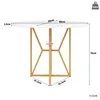 Flieks Esstisch Rundtisch, 80x76 cm, Esszimmertisch mit Produktbild-Vorschau 7