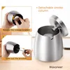Aschenbecher für Draußen mit Deckel Großer Edelstahl Produktbild-Vorschau 3