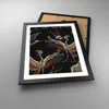 Gerahmtes Poster - Schwarzer Rahmen - Asiatisch Vögel Produktbild-Vorschau 3